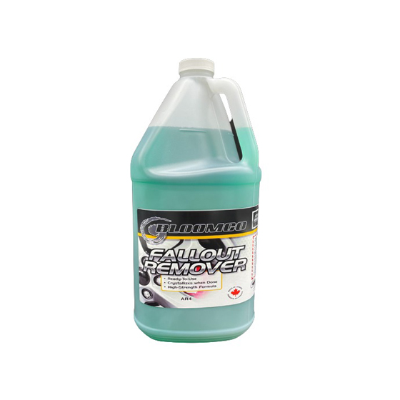 FALLOUT REMOVER effectively removes metallic fallout embedded in painted surfaces.